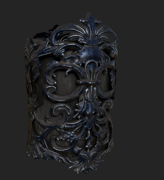 Antique Royal Blue Bracers